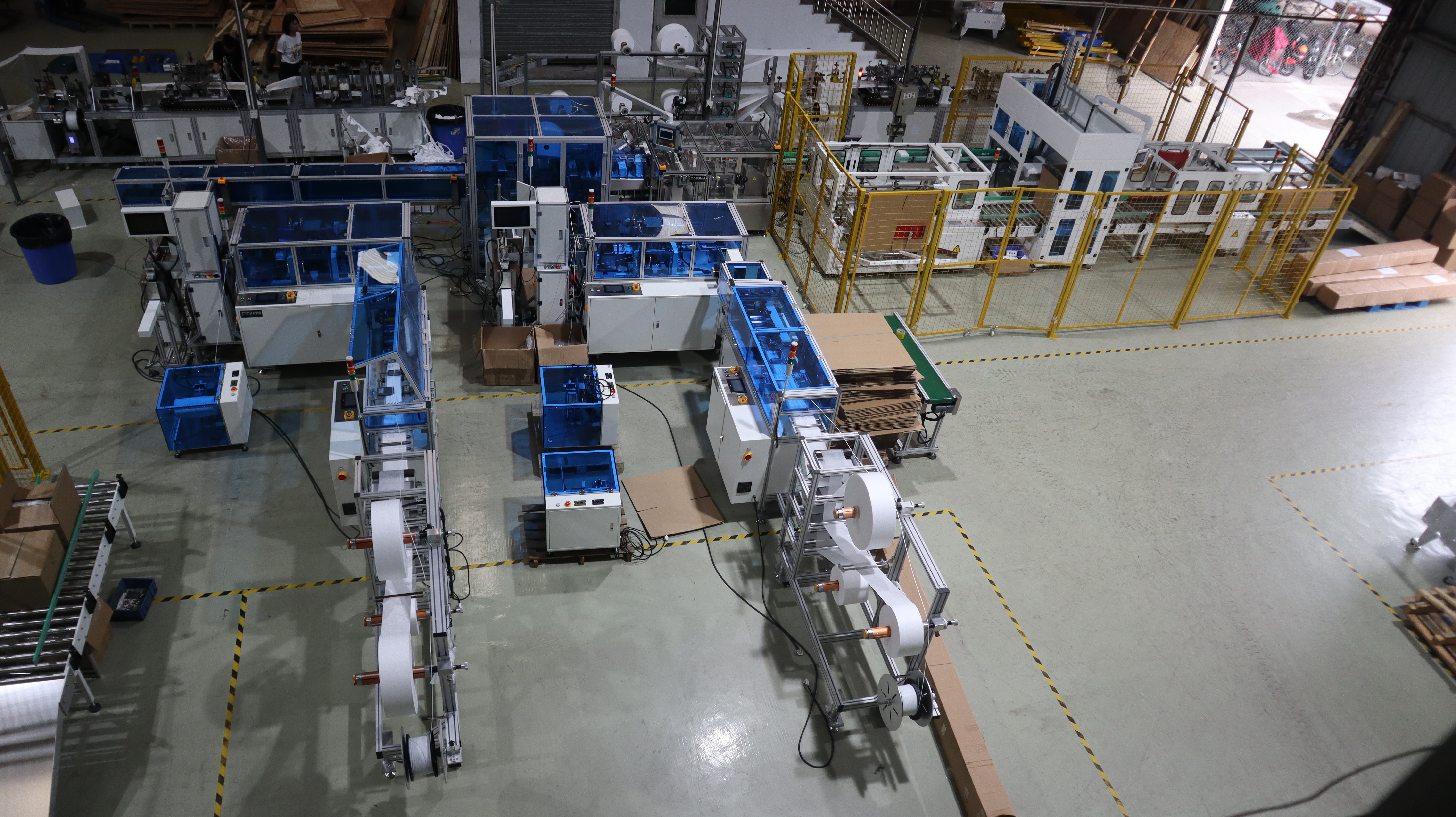 3ply Mask Machine - Mask Detection & Packing Production Line